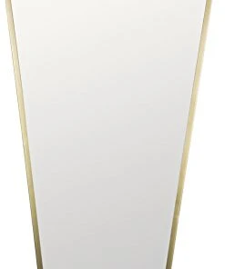 DECOR Noir Juliet Mirror, Antique Brass