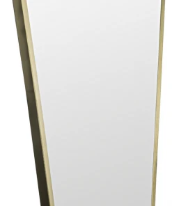 DECOR Noir Juliet Mirror, Antique Brass