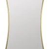 Noir Montague Mirror, Antique Brass