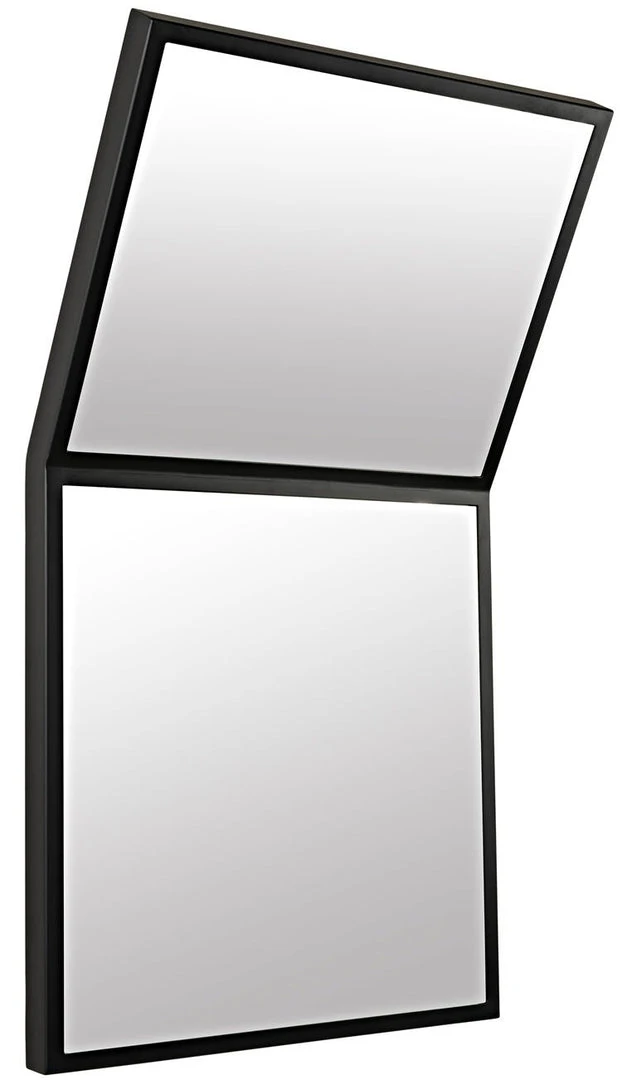 DECOR Noir Lazo Mirror, Black Metal 3 DECOR Noir Lazo Mirror, Black Metal