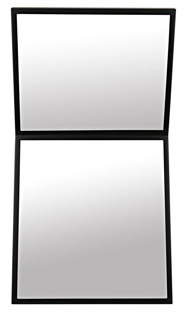 DECOR Noir Lazo Mirror, Black Metal 5 DECOR Noir Lazo Mirror, Black Metal