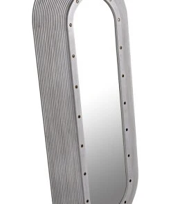 Noir Luna Mirror, White Washed DECOR