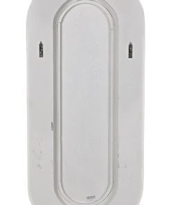 Noir Luna Mirror, White Washed DECOR