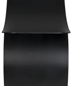 Benches, Ottomans & Poufs Noir Papillon Stool, Black Metal