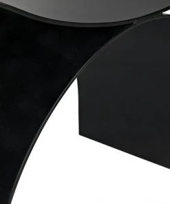 Benches, Ottomans & Poufs Noir Papillon Stool, Black Metal