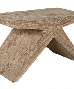 Benches, Ottomans & Poufs Noir Anais Stool, Distressed Mindi