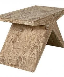 Benches, Ottomans & Poufs Noir Anais Stool, Distressed Mindi