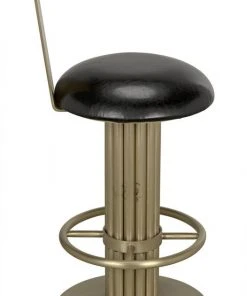 Noir Sedes Counter Stool, Metal With Brass Finish Bar & Counter Stools 15 Noir Sedes Counter Stool, Metal With Brass Finish Bar & Counter Stools