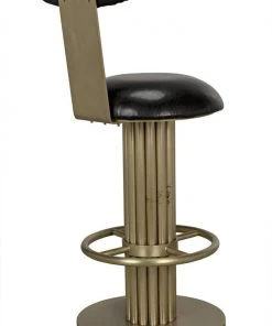 Noir Sedes Counter Stool, Metal With Brass Finish Bar & Counter Stools 16 Noir Sedes Counter Stool, Metal With Brass Finish Bar & Counter Stools