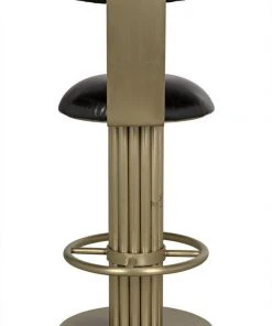 Noir Sedes Counter Stool, Metal With Brass Finish Bar & Counter Stools 17 Noir Sedes Counter Stool, Metal With Brass Finish Bar & Counter Stools
