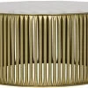 LIVING ROOM Noir Lenox Coffee Table, Antique Brass, Metal And Stone 2 LIVING ROOM Noir Lenox Coffee Table, Antique Brass, Metal And Stone