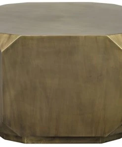 Noir Tytus Coffee Table, Aged Brass LIVING ROOM