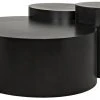 Noir Ella Coffee Table, Black Metal Finish LIVING ROOM