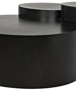 Noir Ella Coffee Table, Black Metal Finish LIVING ROOM