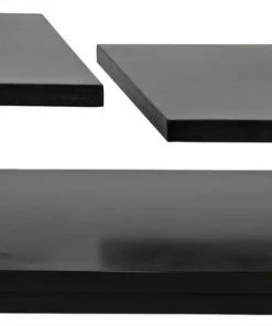 Noir Shift Coffee Table, Black Metal LIVING ROOM