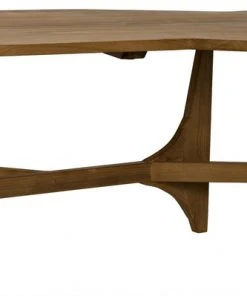 LIVING ROOM Noir Fenton Coffee Table, Gold Teak