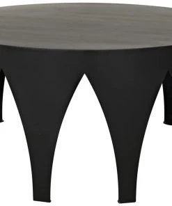 Noir Morocco Coffee Table, Black Metal LIVING ROOM