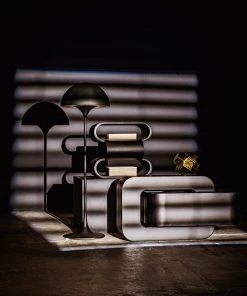 Noir Nodum Accent Table, Black Metal Side & End Tables