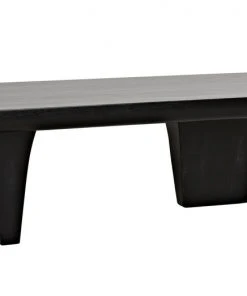 LIVING ROOM Noir Ward Coffee Table, Hand Rubbed Black