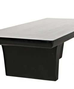 LIVING ROOM Noir Ward Coffee Table, Hand Rubbed Black