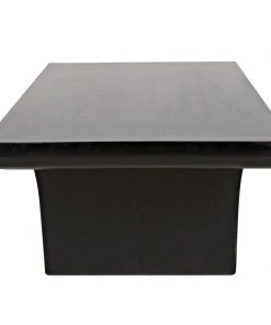 LIVING ROOM Noir Ward Coffee Table, Hand Rubbed Black