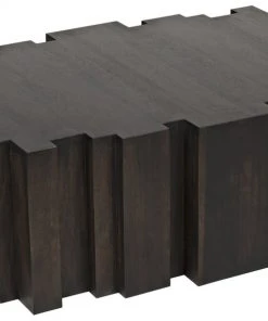 LIVING ROOM Noir Royce Coffee Table, Ebony Walnut