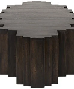 LIVING ROOM Noir Royce Coffee Table, Ebony Walnut