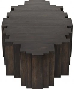 LIVING ROOM Noir Royce Coffee Table, Ebony Walnut