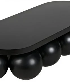 Noir Lambreta Coffee Table, Black Metal 17 Noir Lambreta Coffee Table, Black Metal