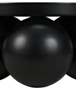 Noir Lambreta Coffee Table, Black Metal 19 Noir Lambreta Coffee Table, Black Metal