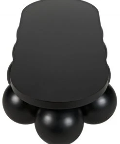 Noir Lambreta Coffee Table, Black Metal 20 Noir Lambreta Coffee Table, Black Metal