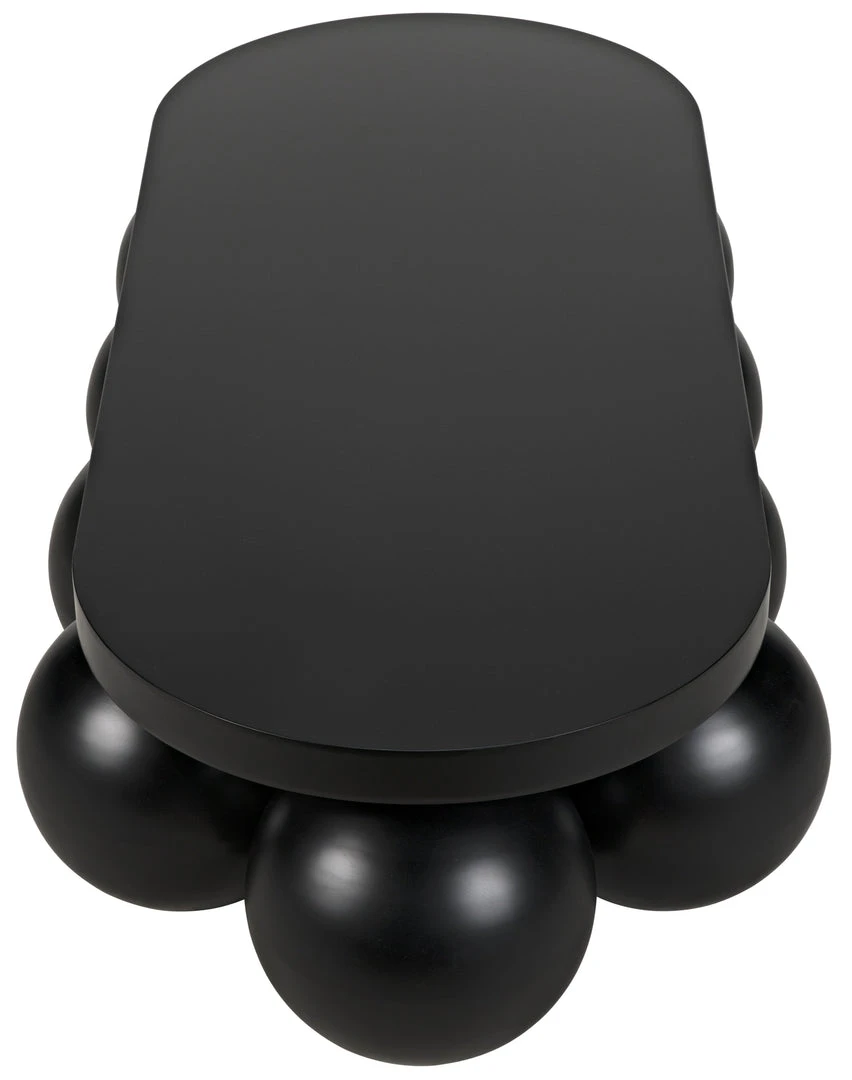 Noir Lambreta Coffee Table, Black Metal 11 Noir Lambreta Coffee Table, Black Metal