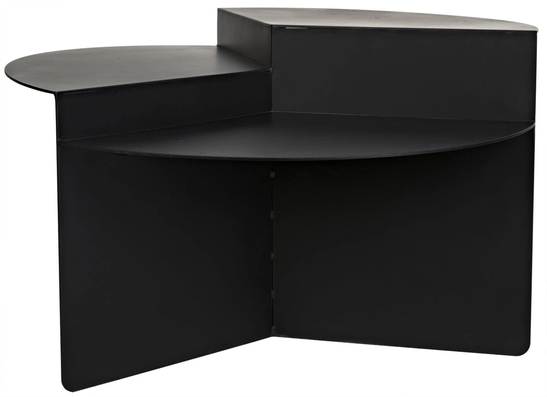 Noir Rico Cocktail Table, Black Metal 3 Noir Rico Cocktail Table, Black Metal