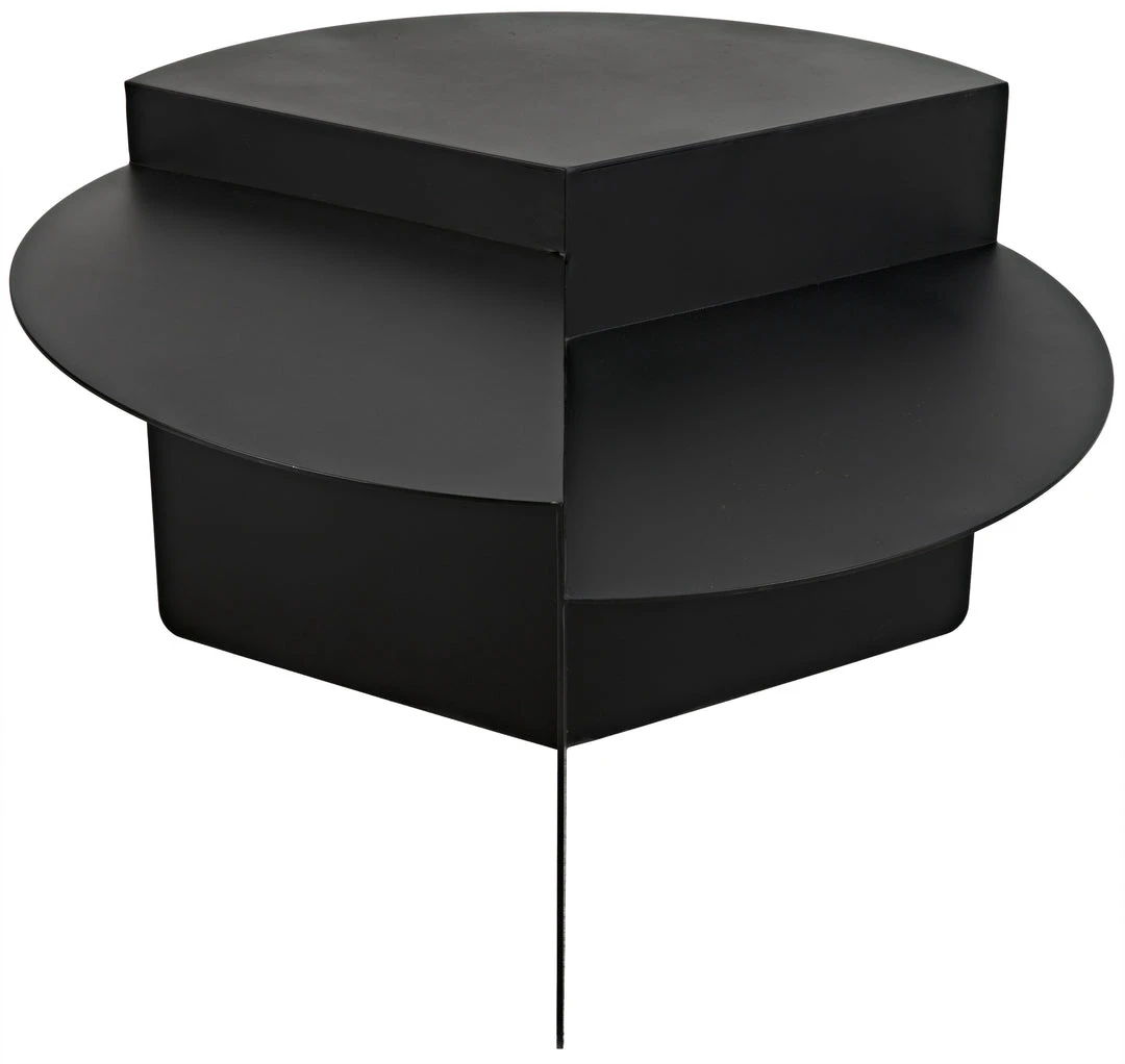 Noir Rico Cocktail Table, Black Metal 8 Noir Rico Cocktail Table, Black Metal