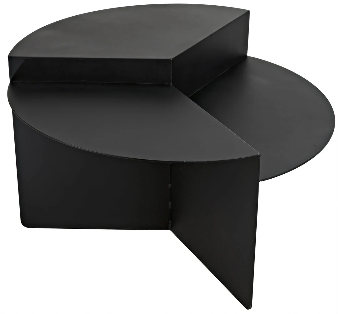 Noir Rico Cocktail Table, Black Metal 9 Noir Rico Cocktail Table, Black Metal