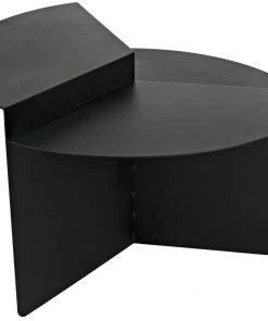Noir Rico Cocktail Table, Black Metal 20 Noir Rico Cocktail Table, Black Metal