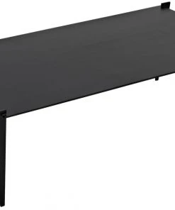 Noir Iris Coffee Table, Black Metal