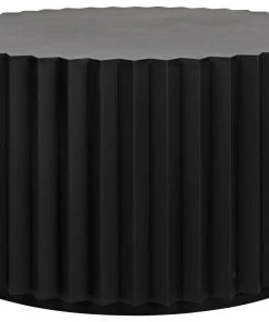 LIVING ROOM Noir Stern Coffee Table, Black Metal