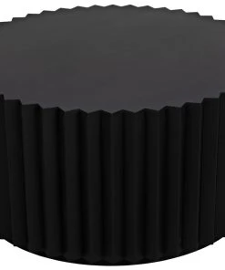 LIVING ROOM Noir Stern Coffee Table, Black Metal