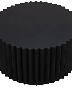 LIVING ROOM Noir Stern Coffee Table, Black Metal