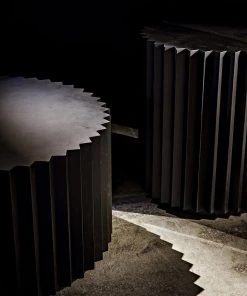 LIVING ROOM Noir Stern Coffee Table, Black Metal