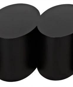 Noir Semyon Coffee Table, Black Metal