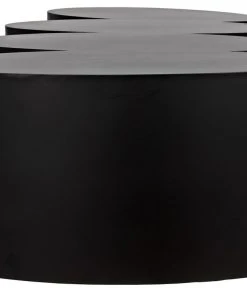 Noir Semyon Coffee Table, Black Metal