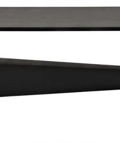 Noir Soyka Coffee Table, Black Metal