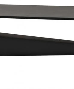 Noir Soyka Coffee Table, Black Metal