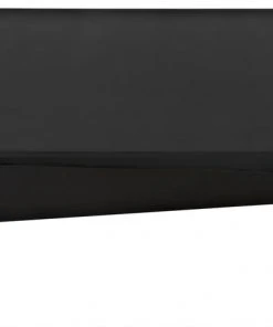 Noir Soyka Coffee Table, Black Metal