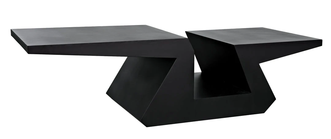 Noir Rialto Coffee Table, Black Metal LIVING ROOM 15 Noir Rialto Coffee Table, Black Metal LIVING ROOM