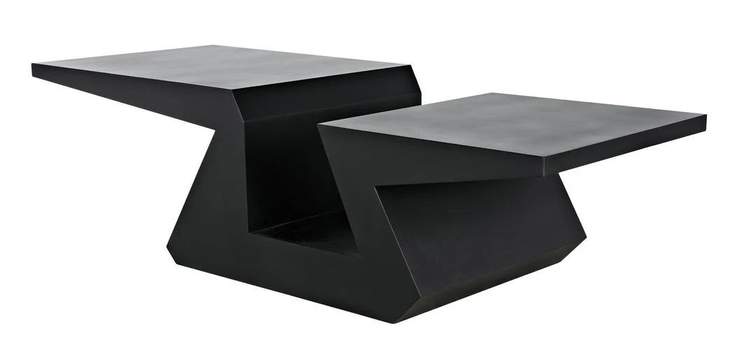 Noir Rialto Coffee Table, Black Metal LIVING ROOM 12 Noir Rialto Coffee Table, Black Metal LIVING ROOM
