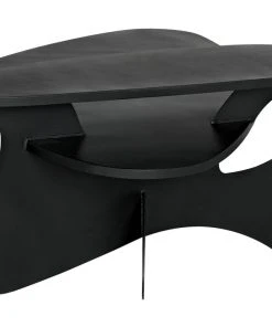 LIVING ROOM Noir Calder Coffee Table, Black Steel