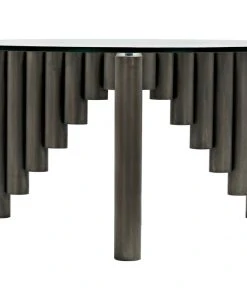 Noir Organum Coffee Table, Gun Metal Finish LIVING ROOM 14 Noir Organum Coffee Table, Gun Metal Finish LIVING ROOM